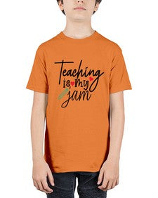 teaching is my jam Style 404# - teacher - Youth Tee Unisex