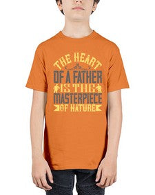 the heart of a father is the masterpiece of nature 590# - parents day - Youth Tee Unisex