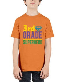 third Grade Superhero 976# - third grade - Youth Tee Unisex