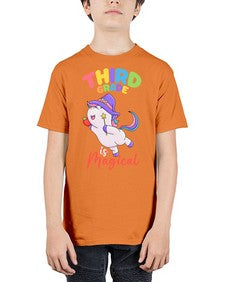 third Grade is Magical Unicorn 962# - third grade - Youth Tee Unisex