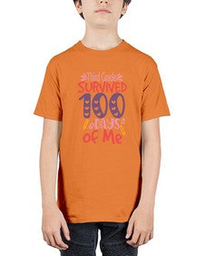 thirdgrade survived one hundred days of me 980# - third grade - Youth Tee Unisex