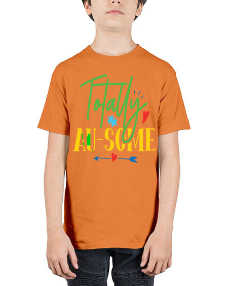totally ausome Style 1# - autism - Youth Tee Unisex