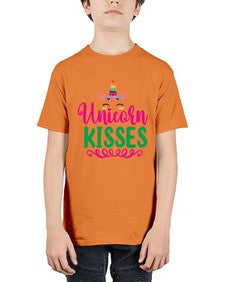 unicorn kisses 468# - unicorn - Youth Tee Unisex