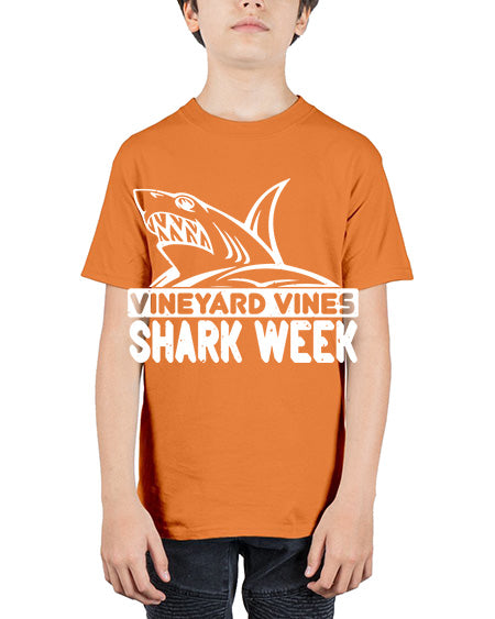 vineyard vines Shark Week Style 8# - shark-fish - Youth Tee Unisex