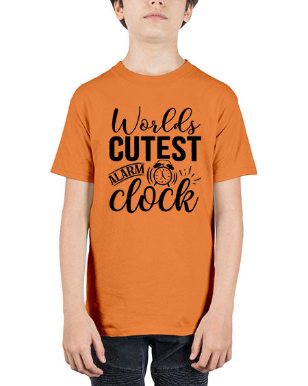 worlds cutest alarm clock 472# - baby - Youth Tee Unisex
