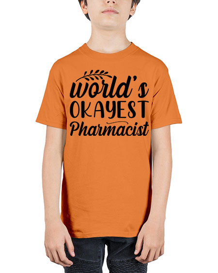 worlds okayest pharmacist 1663# - pharmacist - Youth Tee Unisex