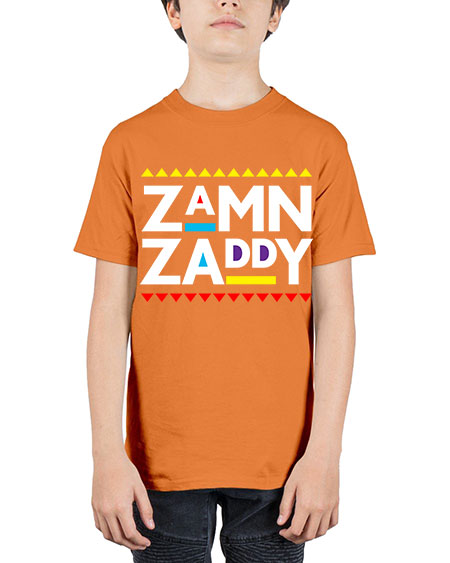 zamn zaddy 1# - black words and phrases - Youth Tee Unisex