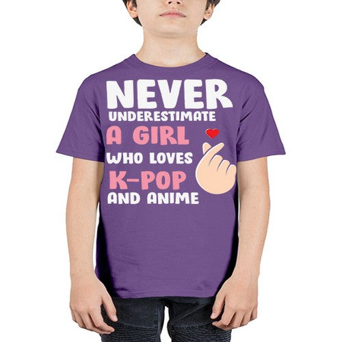 A Girl Who Loves Kpop and Anime 188# - anime - Youth Tee Unisex