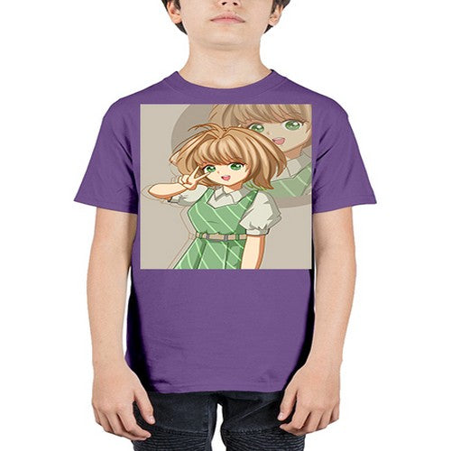 A beautiful and cute girl with dress 103# - anime - Youth Tee Unisex