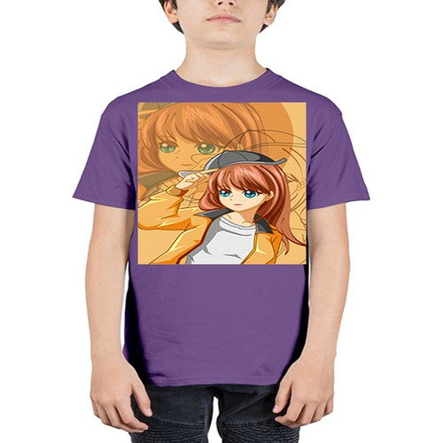 A beautiful girl 118# - anime - Youth Tee Unisex
