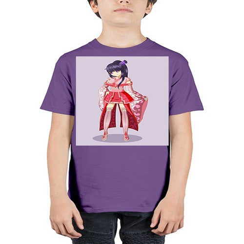 A beautiful girl with dress kimono game 108# - anime - Youth Tee Unisex
