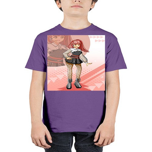 A beautiful idol girl in stage 115# - anime - Youth Tee Unisex