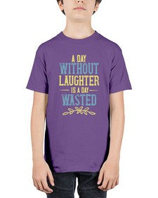 A day without laughter is a day wasted 1# - funny - Youth Tee Unisex