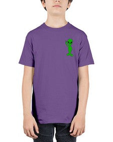 Alien in Pocket Side 3# - ufo - Youth Tee Unisex