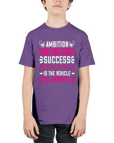 Ambition is the path to success persistence is the vehicle you arrive in Style 40# - nurse - Youth Tee Unisex