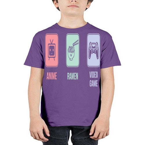 Anime Ramen Video Game Otaku Workout 219# - anime - Youth Tee Unisex