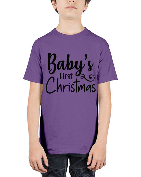 Babys First Christmas 277# - baby - Youth Tee Unisex