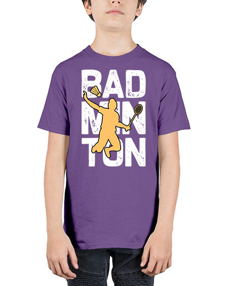 Bad 1452# - badminton - Youth Tee Unisex
