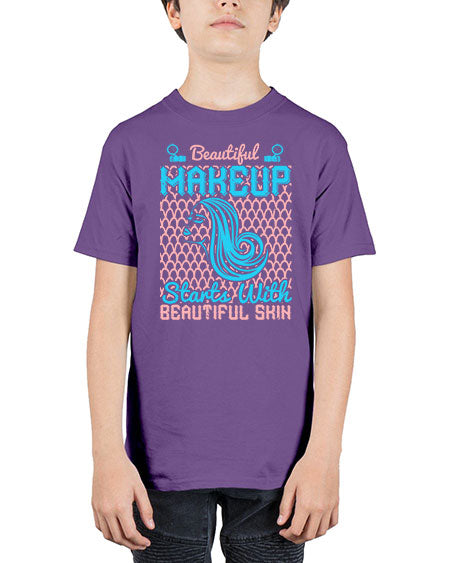 Beautiful makeup starts with beautiful skin Style 172# - beauty - fashion - Youth Tee Unisex