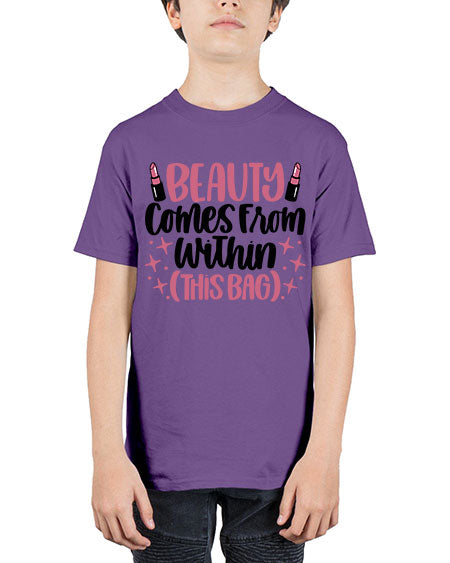 Beauty Comes From Within This Bag Style 138# - beauty - fashion - Youth Tee Unisex