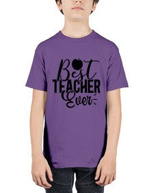 Best Teacher Ever 616# - teacher - Youth Tee Unisex