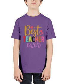 Best Teacher Ever 618# - teacher - Youth Tee Unisex