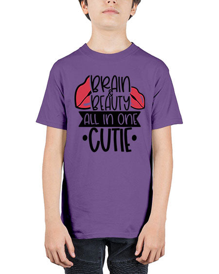 Brain Beauty All In One Cutie Style 127# - beauty - fashion - Youth Tee Unisex