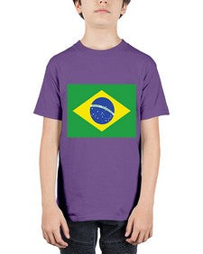 Brazil 488# - world flags - Youth Tee Unisex