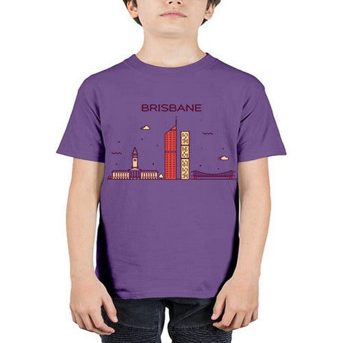 Brisbane 496# - cities - Youth Tee Unisex