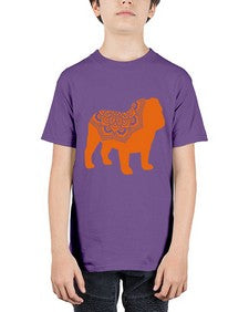 BulldogMandala 281# - mandala - Youth Tee Unisex