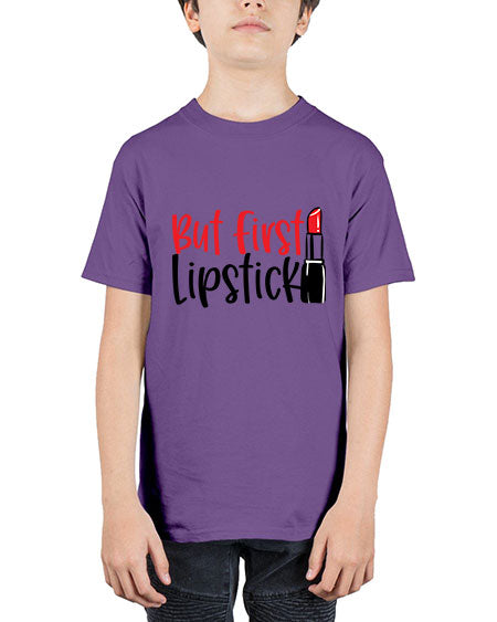 But First Lipstick Style 246# - beauty - fashion - Youth Tee Unisex