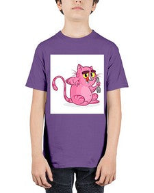 Cat 71# - cartoon animals - Youth Tee Unisex