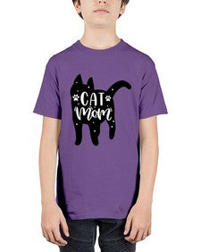 Cat Mom Style 86# - cats - Youth Tee Unisex