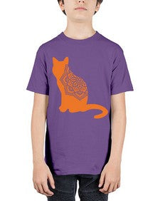 CatMandala 324# - mandala - Youth Tee Unisex
