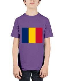 Chad 552# - world flags - Youth Tee Unisex
