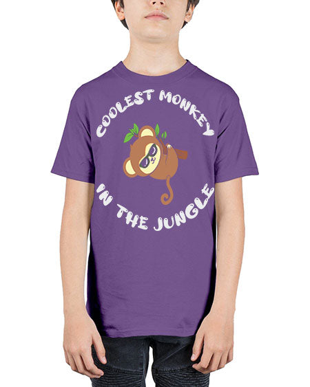Collest Monkey in the Jungle 3# - monkey - Youth Tee Unisex
