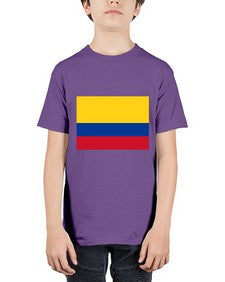 Colombia 596# - world flags - Youth Tee Unisex