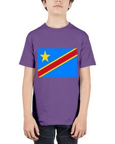 Congo Democratic Republic of the 613# - world flags - Youth Tee Unisex