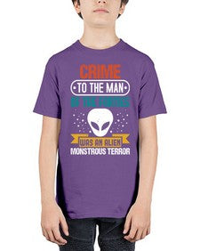 Crime to the man of the forties was an alien 48# - ufo - Youth Tee Unisex