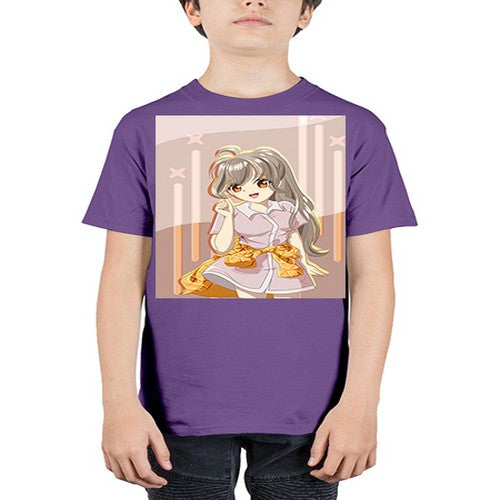 Cute and happy girl with picnic outfit 10# - anime - Youth Tee Unisex