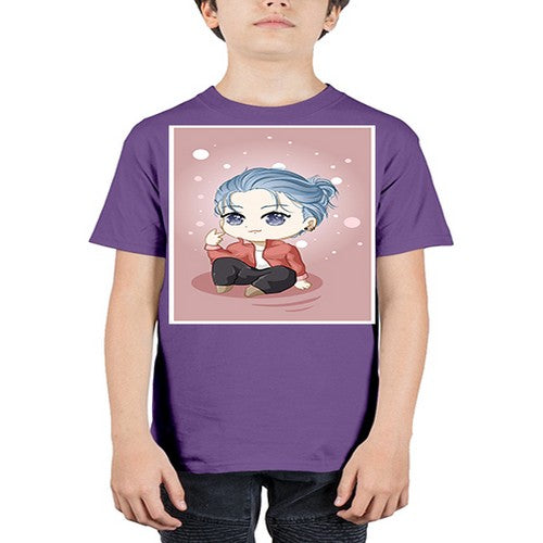 Cute little boy silver hair 78# - anime - Youth Tee Unisex
