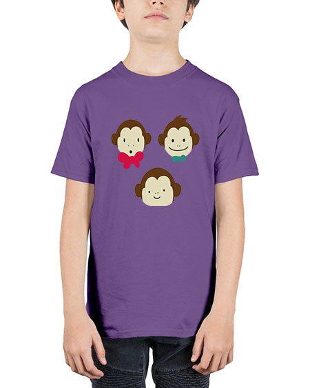 Cute_little_monkeys_5425 - monkey - Youth Tee Unisex