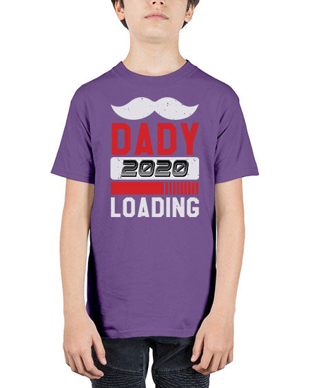 Dady Loading Style 70# - baby shower - Youth Tee Unisex