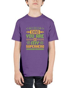 Dadyou are my superhero 83# - cartoon super hero - Youth Tee Unisex