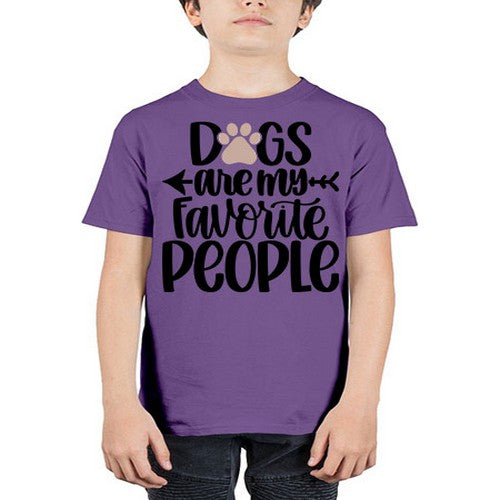 Dogs Are My Favorite People Style 22# - dogs - Youth Tee Unisex