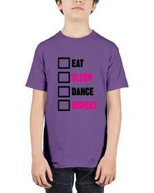 Eat sleep dance repeat 120# - ballet - Youth Tee Unisex