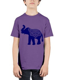 ElephantMandala 414# - mandala - Youth Tee Unisex