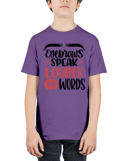 Eyebrows Speak Louder Than Words Style 103# - beauty - fashion - Youth Tee Unisex