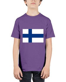 Finland 722# - world flags - Youth Tee Unisex