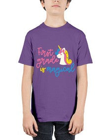 First Grade Is Magical 143# - first grade - Youth Tee Unisex